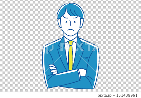 怒っている若手男性社員 131438961