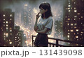 タバコを吸う女性 131439098
