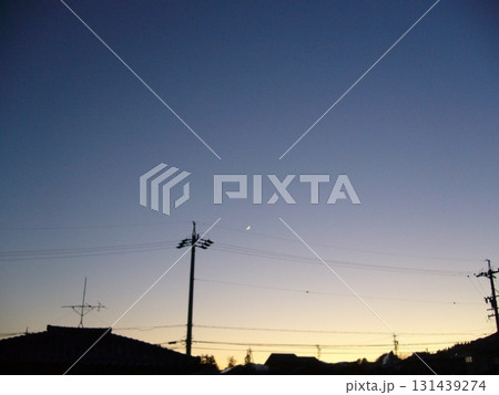 南アルプスの夕暮れ 131439274
