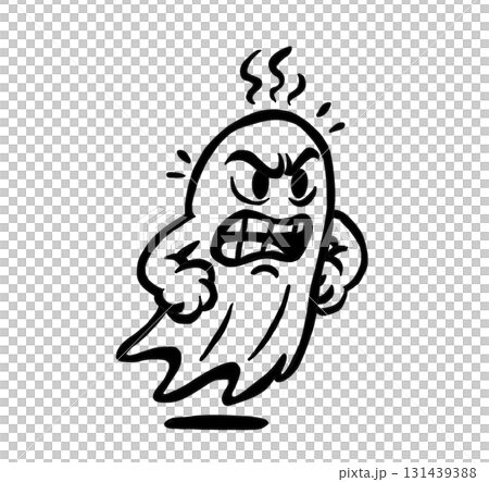 Ghost making angry gestures 131439388