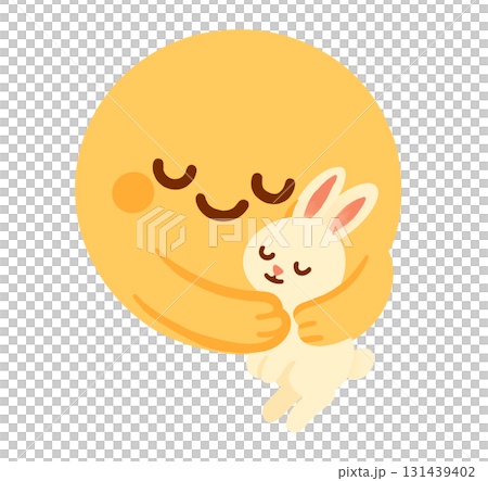 抱著兔子的月亮 131439402