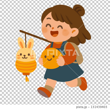 提著燈籠的小女孩 131439403
