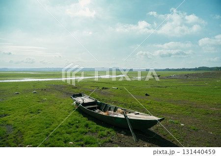 boats on the shore 131440459