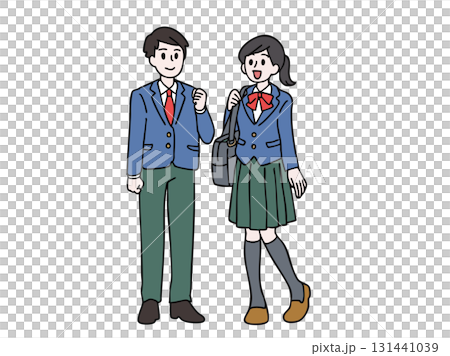 Student's man and woman 131441039