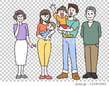 いろんな世代の家族 いろんな世代の家族 131441045