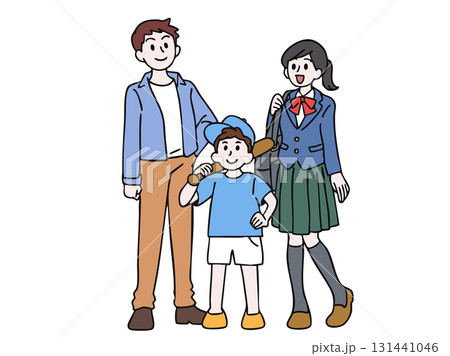 いろんな世代の子供 いろんな世代の子供 131441046