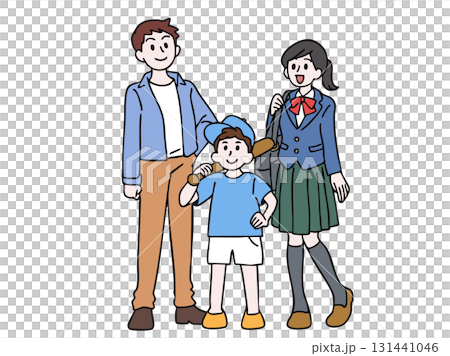 いろんな世代の子供 いろんな世代の子供 131441046