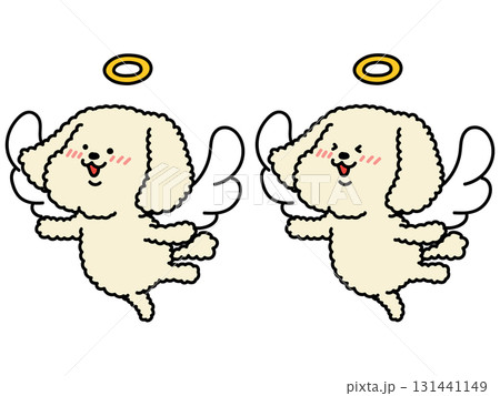 天使のプードルセット 131441149