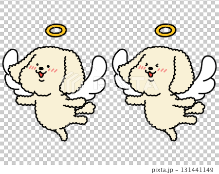 天使のプードルセット 131441149