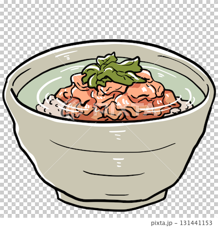 ぶぶ漬けのイラスト 131441153