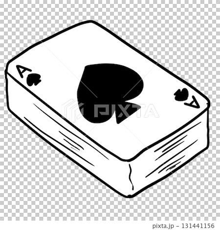 エースのトランプのイラスト 131441156