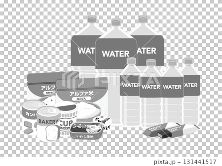 防災食品插圖 131441517