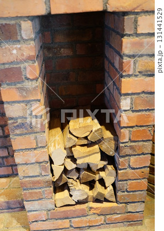 暖炉と薪 暖炉と薪 131441529