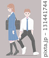 男女の学生2人 131441744