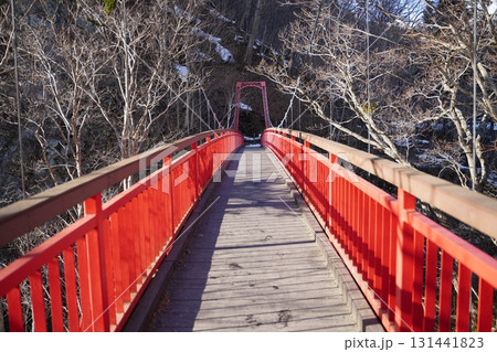冬のつり橋 冬のつり橋 131441823
