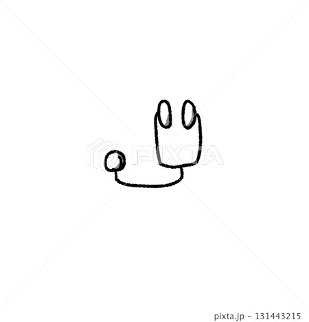 聴診器のイラスト 131443215