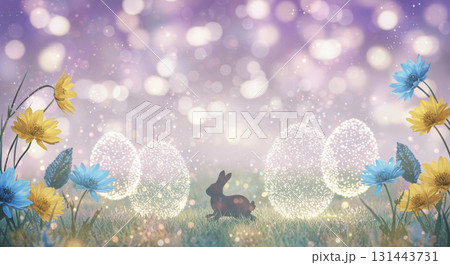 イースターの幻想的なデジタルアート 131443731