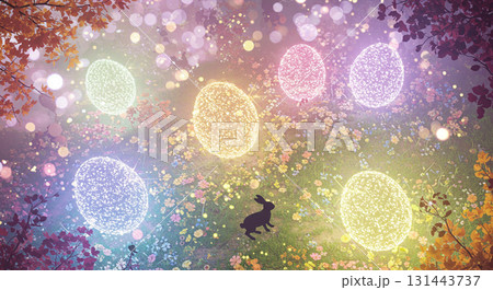 イースターの幻想的なデジタルアート イースターの幻想的なデジタルアート 131443737