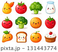 いろんなフルーツのイラストセット 131443774