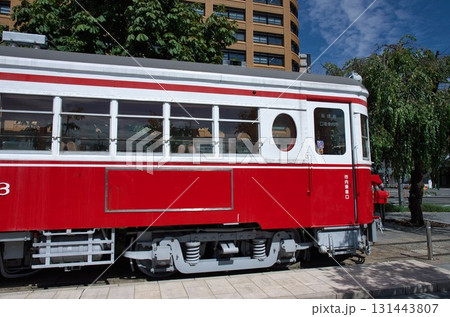 岐阜県岐阜市：JR岐阜駅前／名鉄モ513丸窓電車_側面 131443807