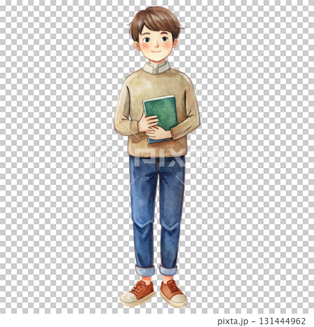 Men wear fan clothes to dress in their own style. 131444962