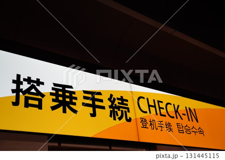 搭乗手続き 131445115