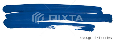 Abstract blue watercolor background. Hand drawn artistic style. Isolated on transparent background. 131445165