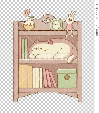 Cat on the shelf Cat on the shelf 131446104