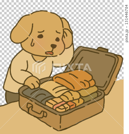 スーツケースが閉まらない！ 131446784