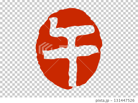 Horse seal style red seal 131447526
