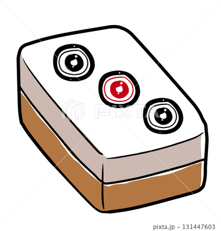 リアルな麻雀牌のイラスト リアルな麻雀牌のイラスト 131447603