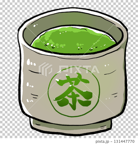 Simple matcha illustration 131447770