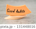 Good habits words 131448016