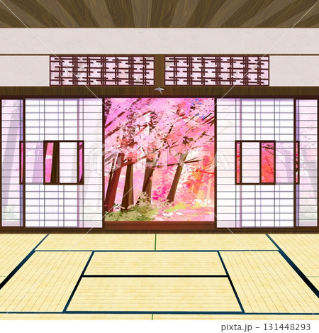 桜のある和室 桜のある和室 131448293