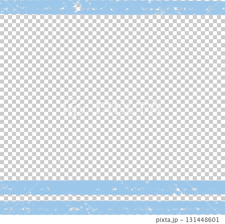水色の冷たいボーダーフレーム 131448601