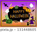 Halloweenのかわいい手書き風イラスト素材 Halloweenのかわいい手書き風イラスト素材 131448605