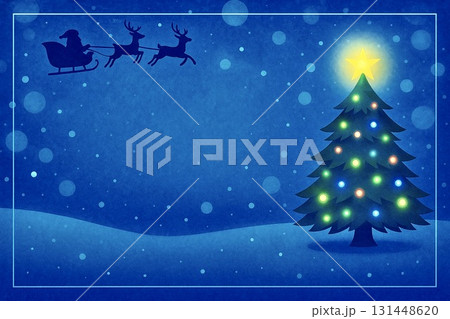 ポストカード クリスマス アニメ調 ポストカード クリスマス アニメ調 131448620