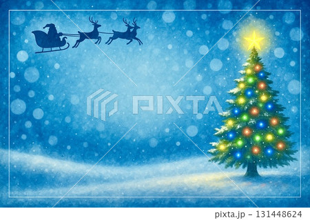 ポストカード　クリスマス　フォトリアル 131448624