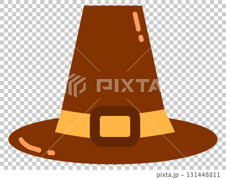 Brown Pilgrim Hat 131448811