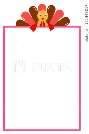 Pink Thanksgiving Turkey Frames 131448817