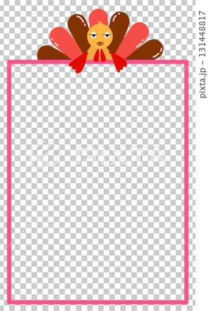 Pink Thanksgiving Turkey Frames 131448817