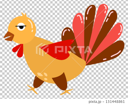 Cute Thanksgiving Turkey 131448861