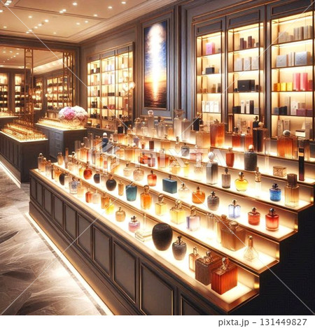 化粧品売り場のイメージ素材 131449827