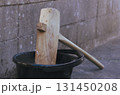 日本の年末の伝統行事、餅つき 131450208
