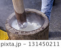 日本の年末の伝統行事、餅つき 131450211