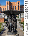 Historic Marfino estate, cultural heritage site with pond reflection, Moscow region, Russia 131450758