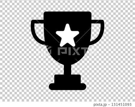 トロフィーのアイコン　モノトーン 131451093