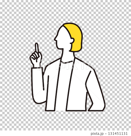 Business person pointing, woman in suit Business person pointing, woman in suit 131451131