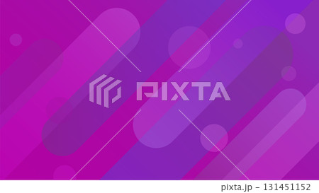 紫とピンクのグラデーション背景 抽象的な幾何学模様のデザイン。秋、ハロウィン 紫とピンクのグラデーション背景 抽象的な幾何学模様のデザイン。秋、ハロウィン 131451152