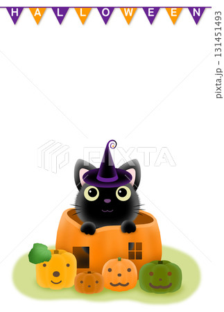 ハロウィンの背景〈ハガキ〉 D-1 ハロウィンの背景〈ハガキ〉 D-1 131451493